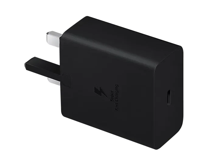 Samsung 45W Power Adapter With USB C TO C Cable - Black Samsung 45W Power Adapter With USB C TO C Cable - Black